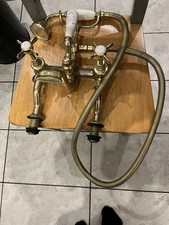 Lefroy Brooks Classic Bath Shower Mixer w/ Hose & Handset