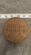 Handmade Wooden Cookie Stamp