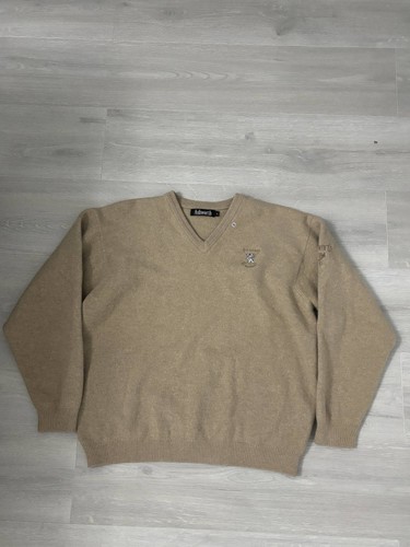 Ashworth men khaki - ashworth, v-neck