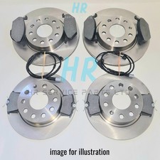 FRONT REAR BRAKE DISCS PADS