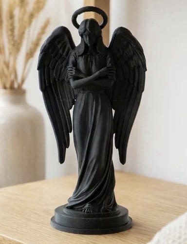 Elegant angel figurine with - figurine,