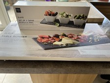 M&S Slate Plate and Taps Bowls