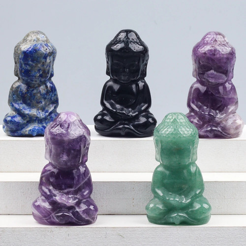 Hand carved buddha figurine - hand,