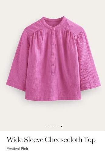 Boden nwt pink gauze - gauze, double