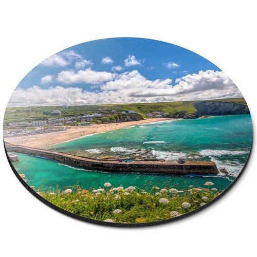 Round mouse mat portreath - mouse,