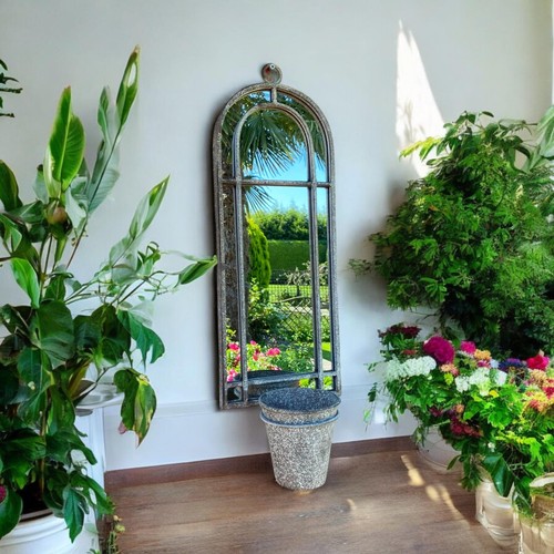 Outdoor arched wall mirror - outdoor,