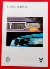 1992 LANCIA RANGE Sales Brochure - Delta HF Integrale, Dedra Turbo ie, Thema