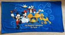 Walt Disney World Exclusive Happiest Celebration On Earth Mickey Beach Towel
