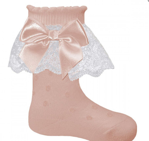 Pex tina pink frilly bow - tina,
