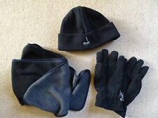 Hat Scarf Gloves Set Bundle - Thinsulate - Peter Storm - Black - Thermal Beanie