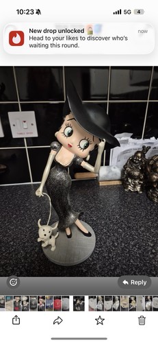 Betty boop ornament walking - betty,