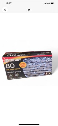 Eveready solar powered - 80, led
