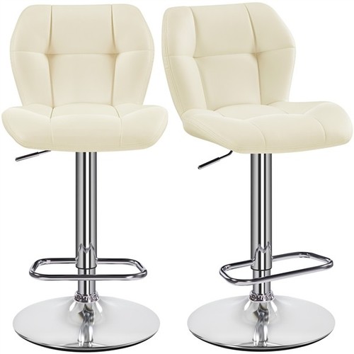 2pcs bar stool leather - pu,