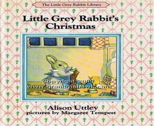 Little grey rabbit christmas - grey, rabbit's