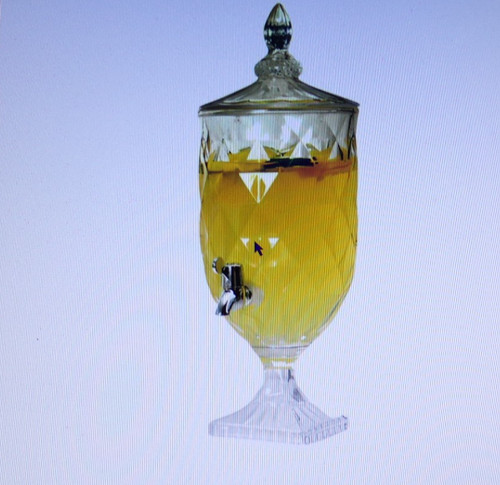 Diamond pattern crystal glass - pattern,