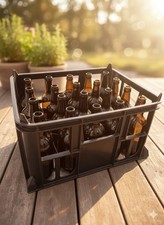 Beer Bottles And Crate