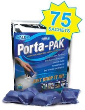 PORTA-PAK express drop-in  (75 sachets)  cassette toilet chemical  BIG VALUE BAG