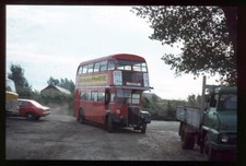 Original Bus Slide - ex  London Transport OLD861 RT scrapyard/dealer undated