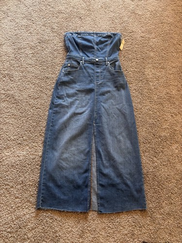 Pilcro strapless dark blue - pilcro,