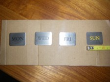 Royal Mail Post Box Collection Day Tabs