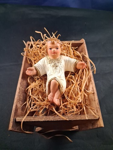 Vintage chalkware baby jesus - chalkware,