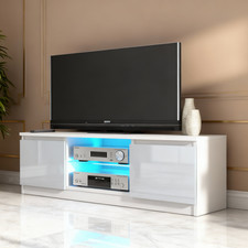 120cm White Matt TV Unit –