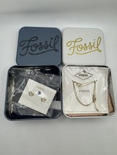 Fossil Gold-Tone Heart