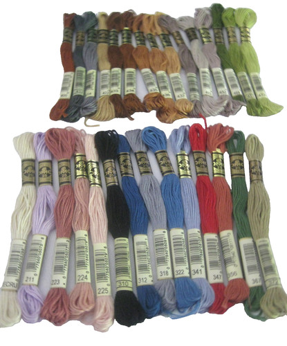 Genuine dmc skeins - genuine, mixed