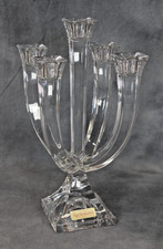 Nachtmann Crystal Glass 5 Arm Candelabra Centre Piece Candle Holder Candlestick