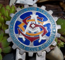 VINTAGE ENAMEL AUTOMOBILE CAR