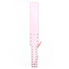 Pink Studded Faux Leather