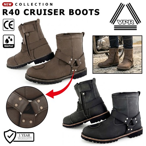 Vpr leather motorcycle boots - vpr,