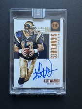 Panini Encased 2017 Kurt Warner Rams - Reserve Signatures 1 of 1 White Box Auto
