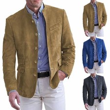 Men's Stand Collar Blazer