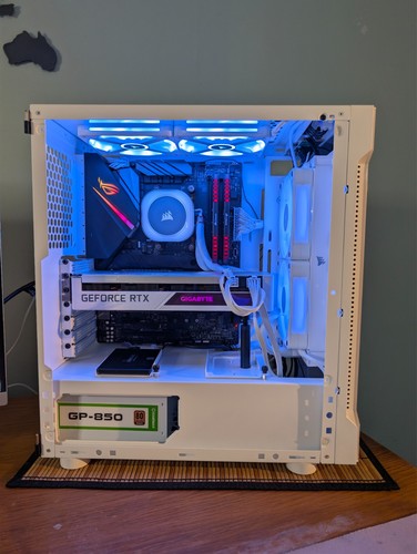 Custom white gaming rtx - custom, pc