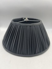 Charcoal Grey Pleated Shade