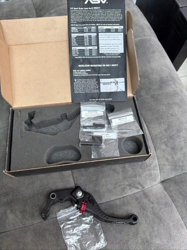 Asv brake lever - asv, black