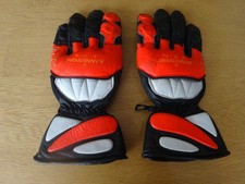 Dannisport  Motorcycle Gloves Red/Black Size UK XL Made with Kevlar