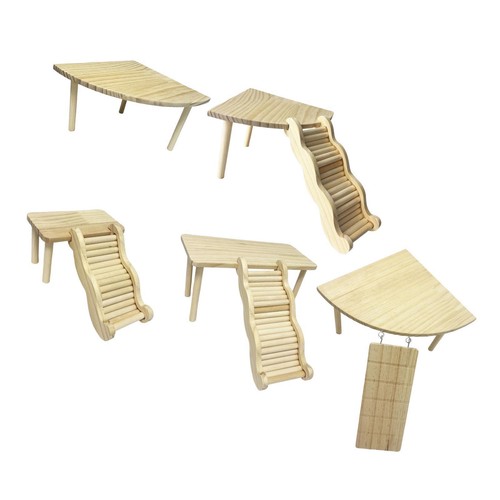 Wooden hamster platform - platform, with
