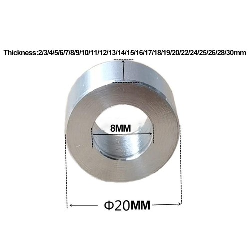 Aluminium standoff spacers - aluminium,