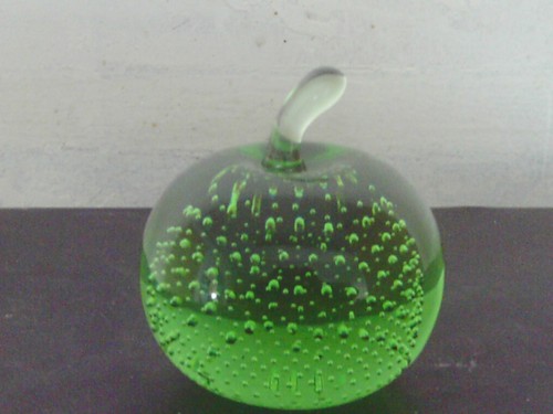 Vintage green art glass - vintage,