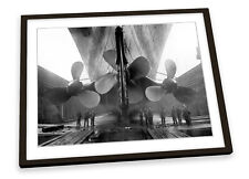 Titanic's Propellers Ship FRAMED ART PRINT Picture Poster Artwork