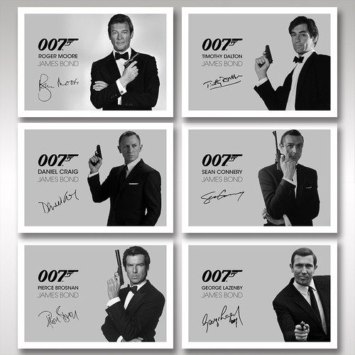 Set james bond wall art - set,