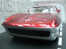 WOW EXTREMELY RARE Chevrolet Corvette Sting Ray 1963 Red/Silver CC BTM 1:18 Jada