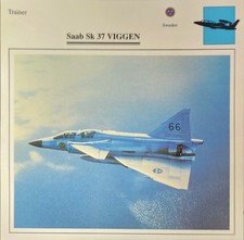 Saab 37 Viggen Jet Plane