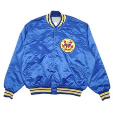 Felco Vintage US Navy USN CPO ASSN Baseball Made In USA Bomber Jacket Coat Mens