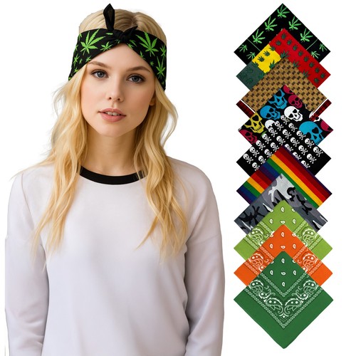 100 cotton paisley bandana - cotton,