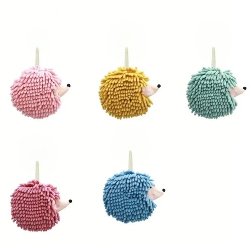 Cartoon hedgehog hand - hedgehog, towels