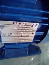 New Old Stock 3 Phase Electric Motor 0.25kW, 1/3Hp, 2760rpm, 400v