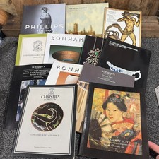 Auction House Catalogues x12 - Sotheby's, Bonhams - Ceramics, Fine Art